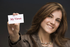 image: self-centered user